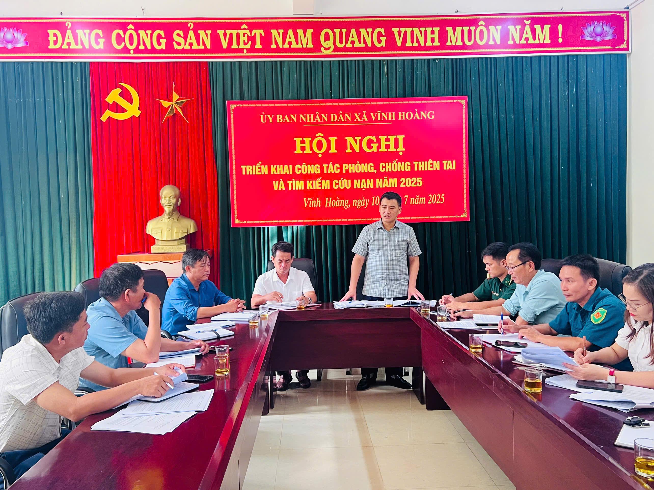 Hội nghị triển khai công tác Phòng, Chống thiên tai và tìm kiếm cứu nạn năm 2025.