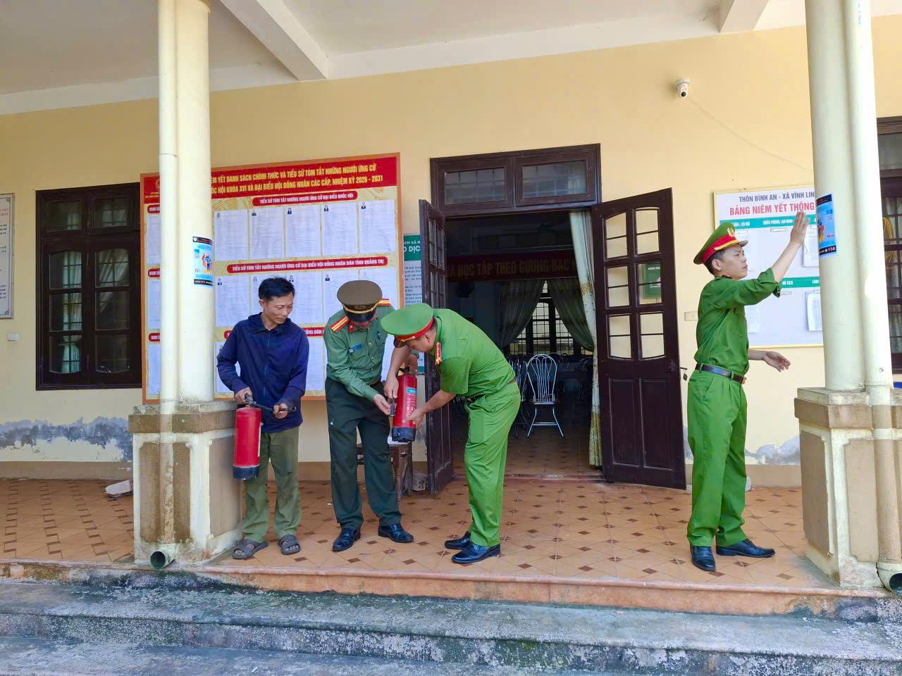 Phòng Cảnh sát PCCC và CNCH - Công an tỉnh Quảng Trị: Chủ động triển khai đồng bộ nhiều biện pháp bảo đảm an toàn PCCC và CNCH phục vụ công tác bầu cử